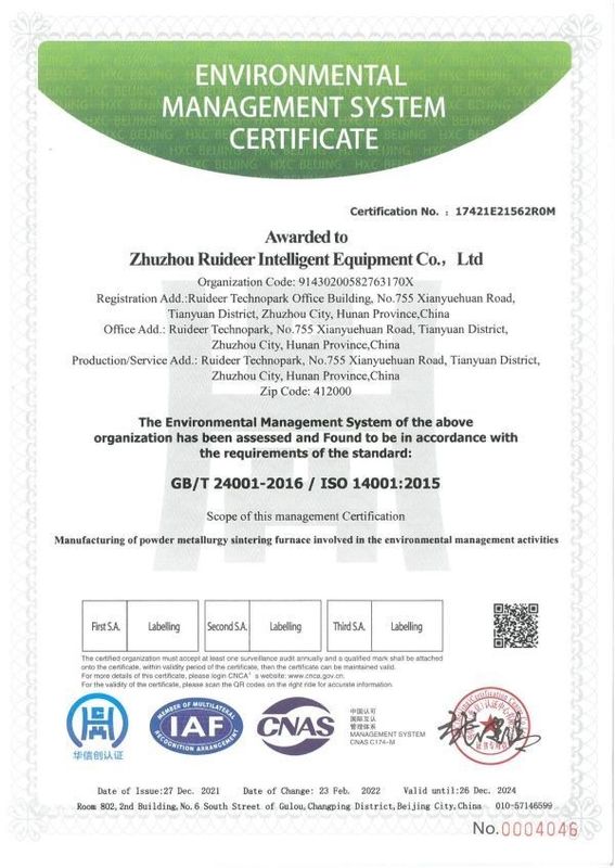 Προσαρμόσιμο θάλαμο μεγέθους 300 * 300 * 1200mm Vakuum Hip Furnace για προηγμένο σχεδιασμό εμφυτεύματος ισχίου