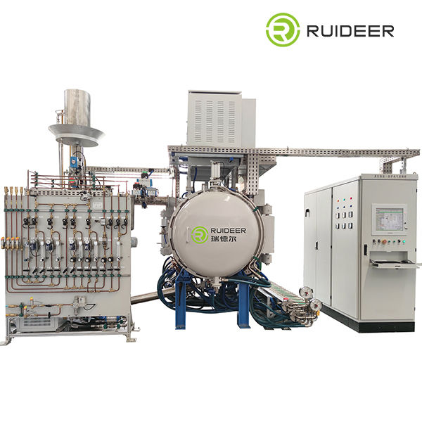 Φούρνος θερμικής επεξεργασίας κενού με ονομαστική χωρητικότητα φόρτωσης 50kg, με θέρμανση αντίστασης και σβέση υπό πίεση