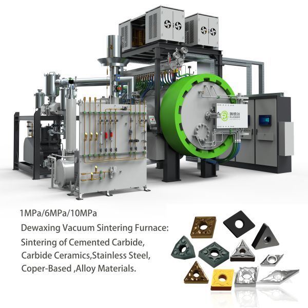 Πύργο υψηλού κενού πιστοποιημένο ISO CE για σύστημα τριών φάσεων πέντε καλωδίων 380V 50HZ Ελέγχος τροφοδοσίας ρεύματος Max.Temperature 1600C