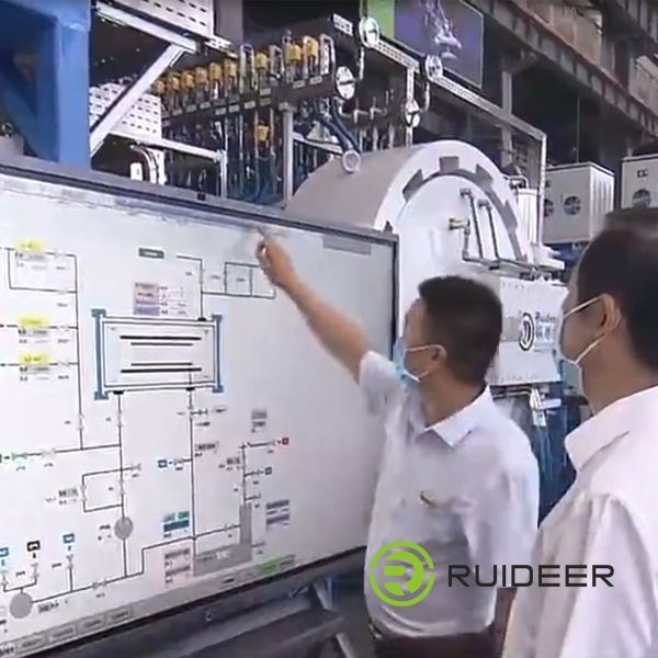 Πύργο υψηλού κενού πιστοποιημένο ISO CE για σύστημα τριών φάσεων πέντε καλωδίων 380V 50HZ Ελέγχος τροφοδοσίας ρεύματος Max.Temperature 1600C