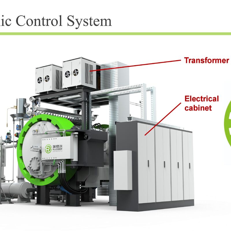 Αντίσταση θέρμανσης συμπαγή δομή υψηλού επιπέδου αυτοματισμού Σιντερ HIP φούρνος για μεταλλουργία σκόνης